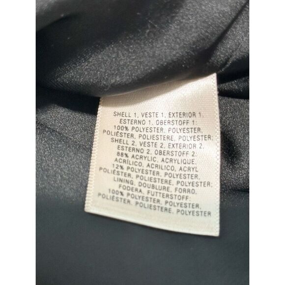 Moulinette Soeurs Women's Tweed Sleeveless Mini Dress Two-Tone Blue Black Size 2 - Picture 9 of 13